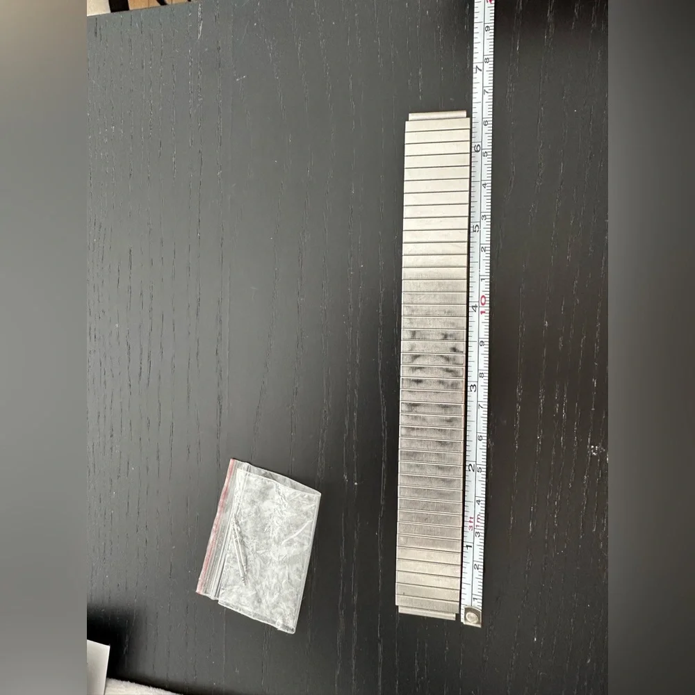 Speidel Silver Watch Band in Original Box with Cleaning Cloth - Picture 4 of 7